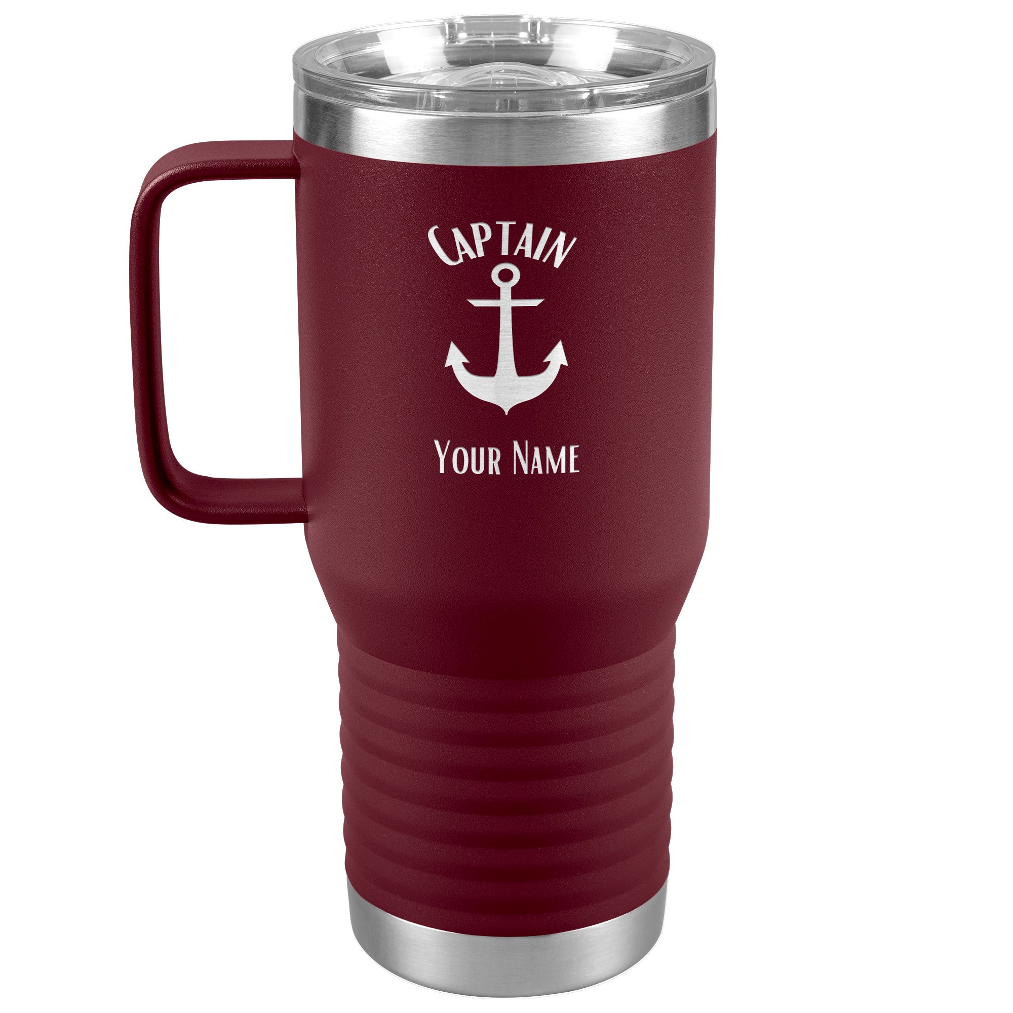Personalized Captain First mate tumblers Boat accessories B - Inspire Uplift