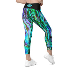 Load image into Gallery viewer, Abalone High-Waisted Leggings with pockets in XS to Plus Size 6XL