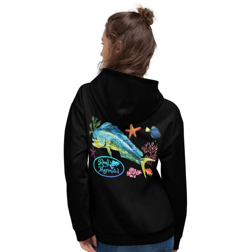 Embroidered Reel Mermaid Fishing Team Champion Packable Jacket