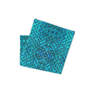 Mermaid Teals Neck Gaiter