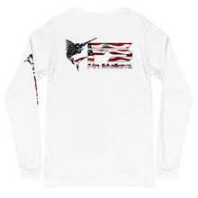 Load image into Gallery viewer, Patriotic Fin Stalkers Unisex Long Sleeve Tee